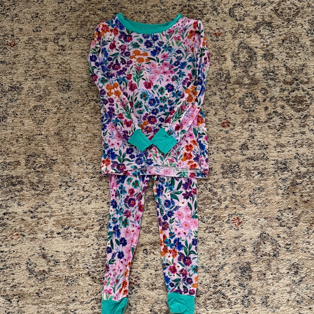 Little Sleepies Sweet Pea PJ Set- Size 2T